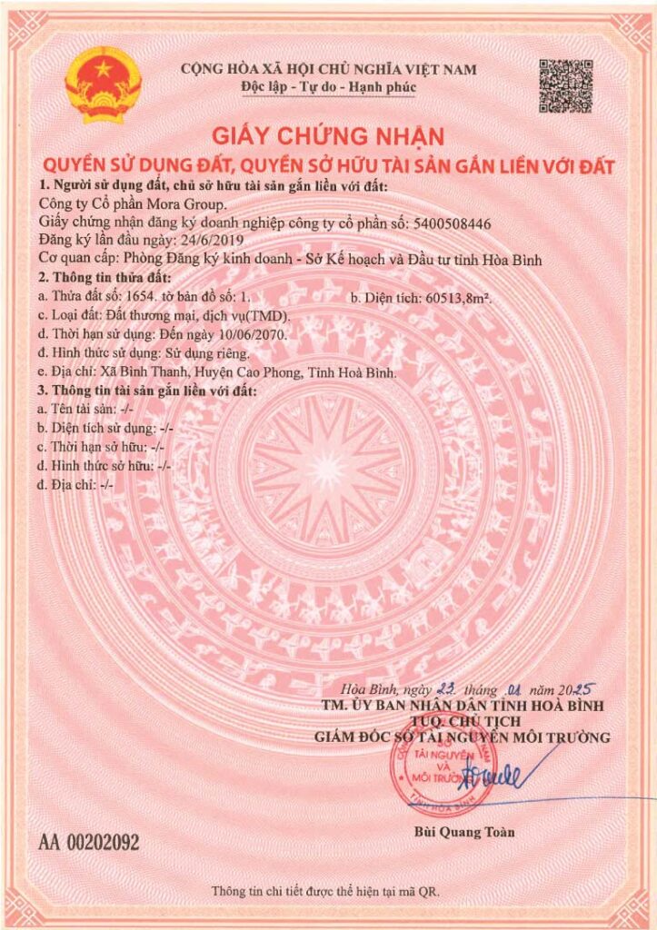 Hồ sơ pháp lý dự án Shoshin Bình Thanh WorldHotels Spa & Resort Hồ sơ pháp lý dự án Shoshin Bình Thanh WorldHotels Spa & Resort